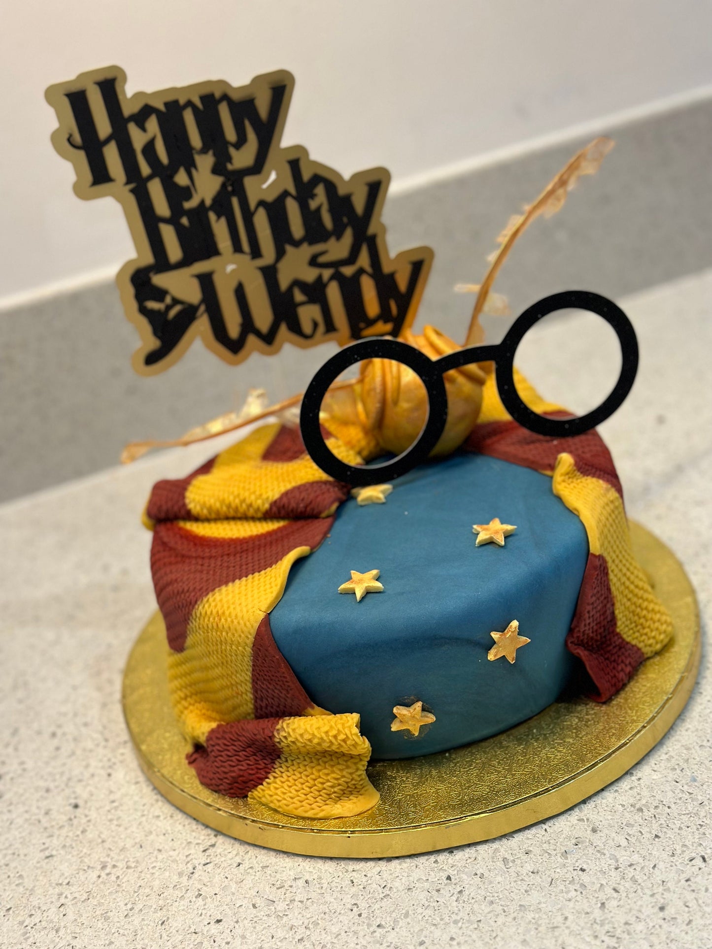 Custom Personalised Harry Potter themed Cake Topper