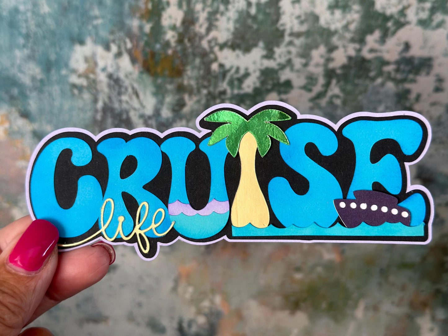 Cruise scrapbook photo album keepsake