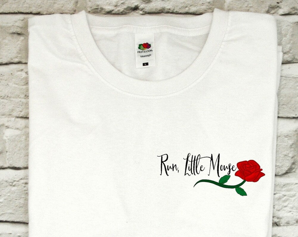 Dark Romance - Run Little Mouse - Rose - Unisex - T Shirt - Book - Fiction