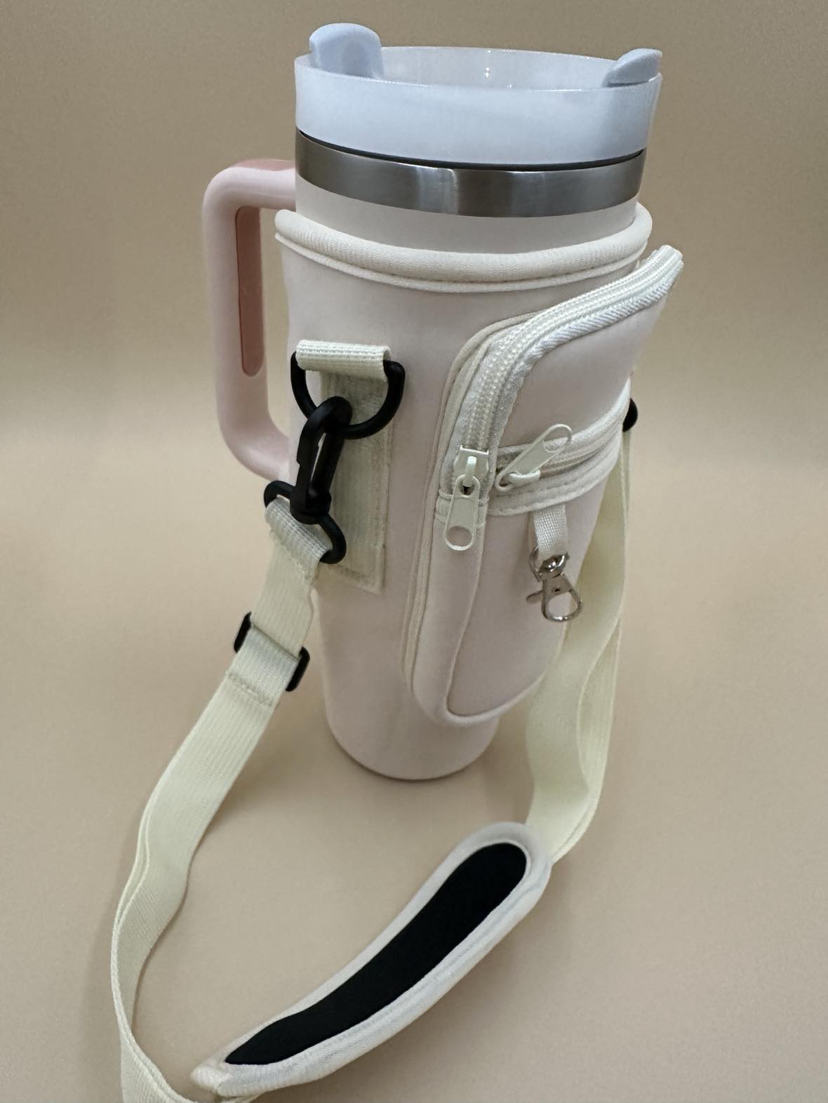 40 oz tumbler - insulated - rhinestoned - personalised - leopard print - custom