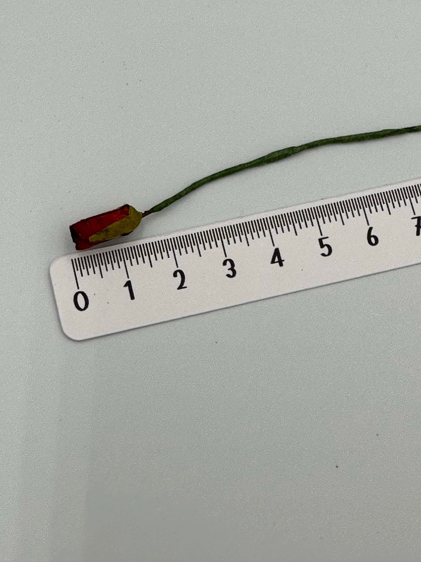 White Paper Rose flowers posy (12 buds per posy) bud wired crafting wedding stationery scrapbook (x12)