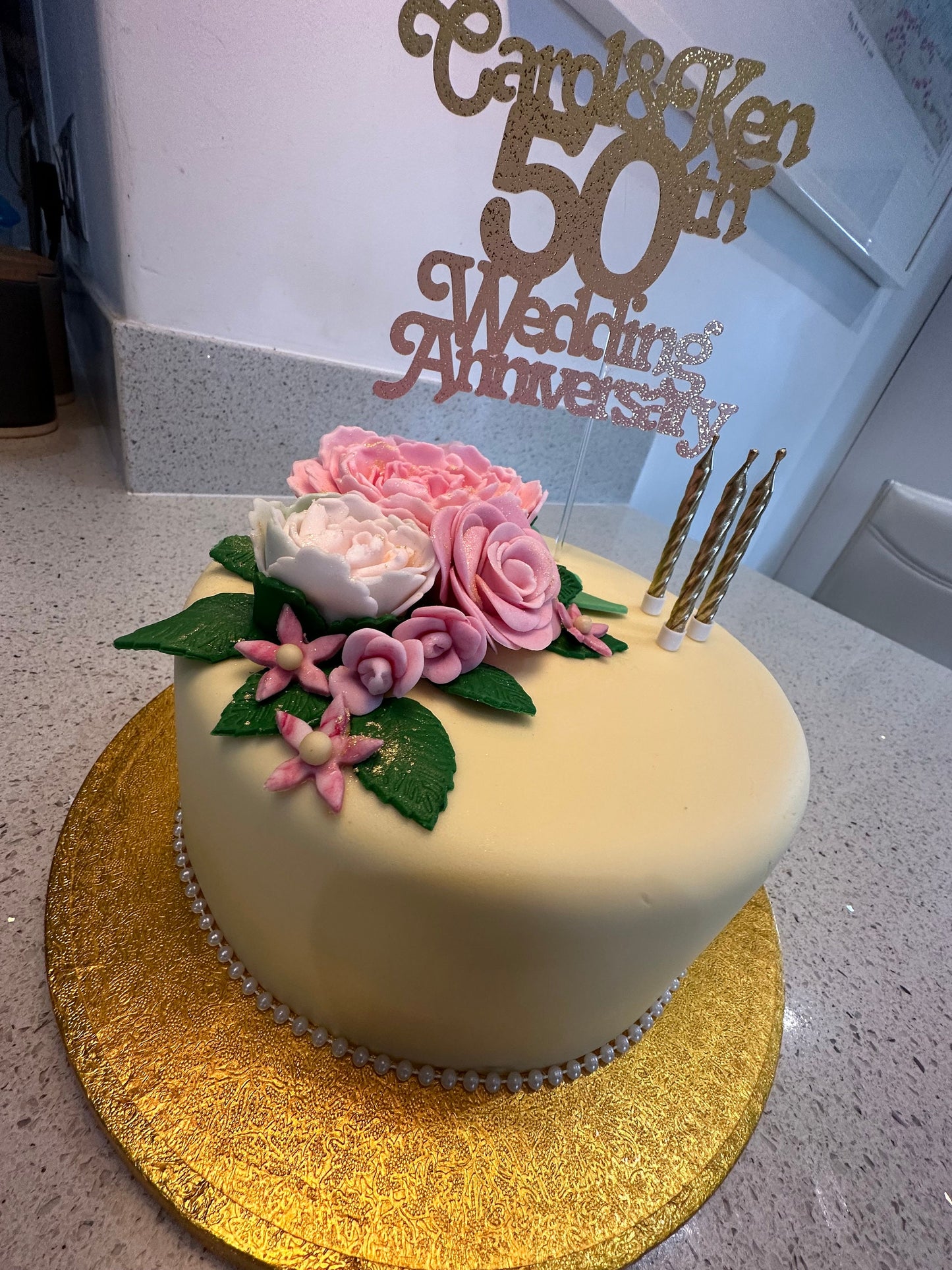 Custom Personalised Birthday 21st 18th Anniversary Cake Topper