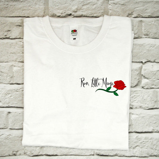 Dark Romance - Run Little Mouse - Rose - Unisex - T Shirt - Book - Fiction