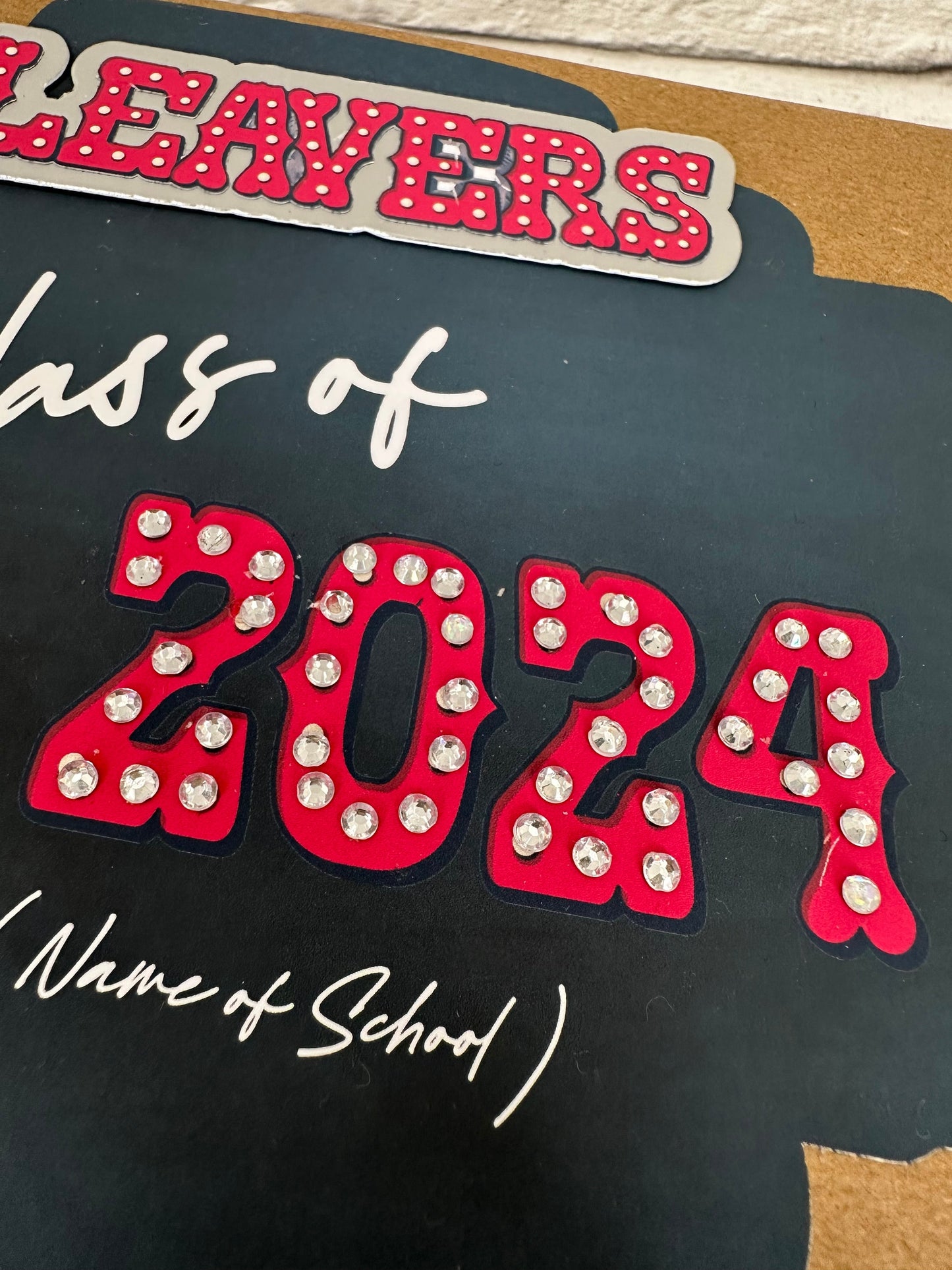 Personalised Leavers Yearbook Primary High School College University 15cm x 15cm Scrapbook Album Autograph Book