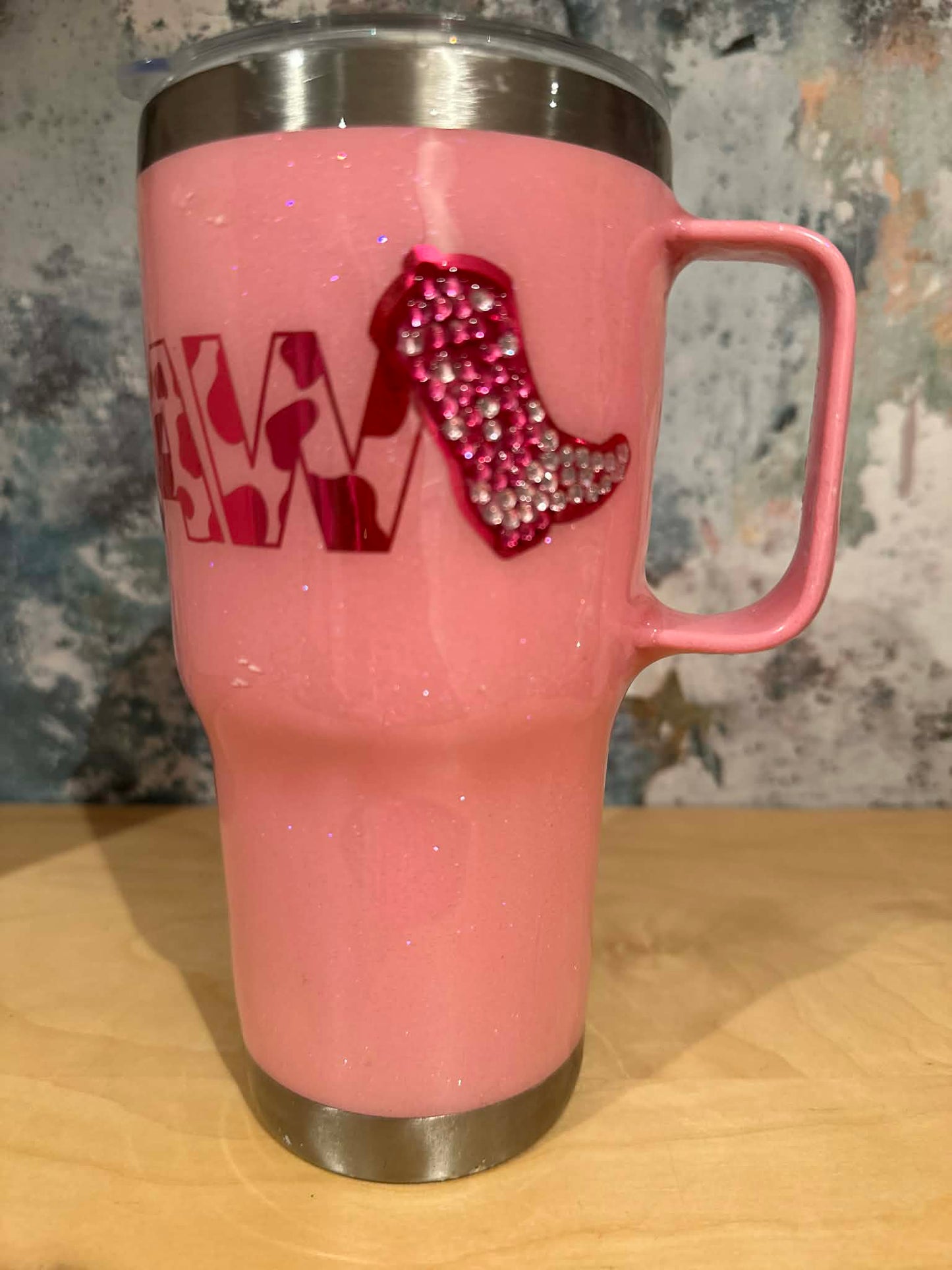 20oz tumbler - insulated personalised cowgirl
