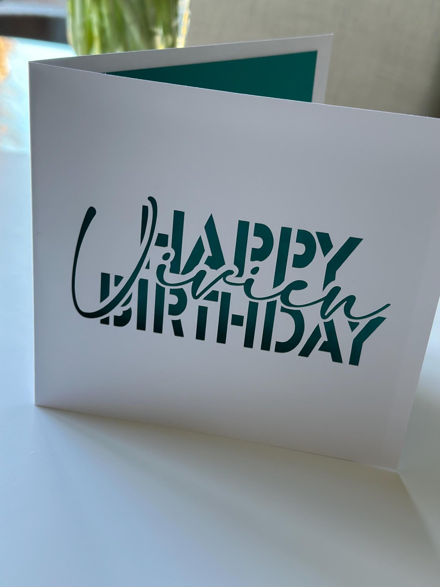 Customised Personalised Birthday Anniversary Greeting Card 18 21 25 30 40 50 60 70 80