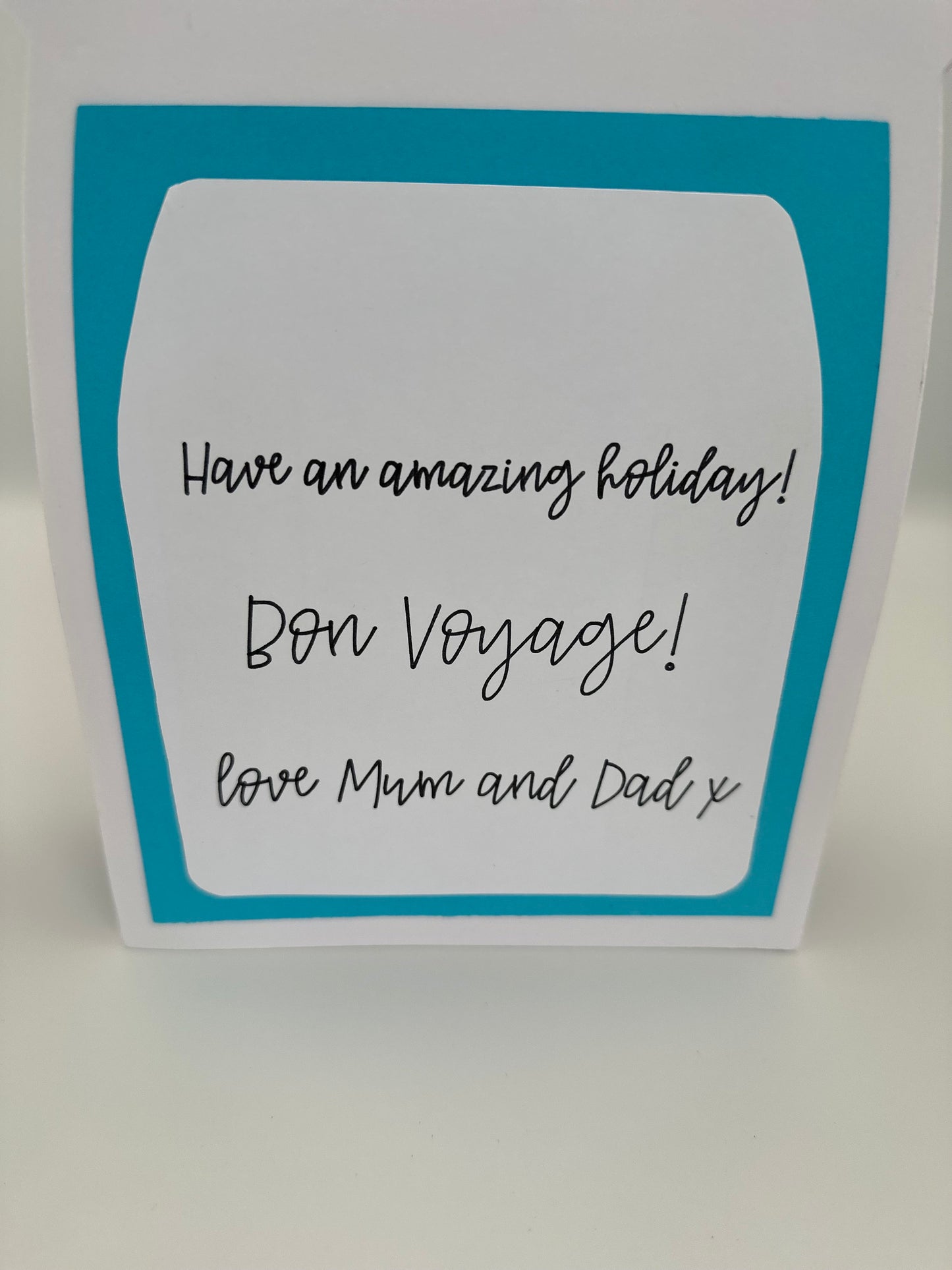 Cruise Ship 3D card - Customised Personalised Birthday Anniversary Personalised