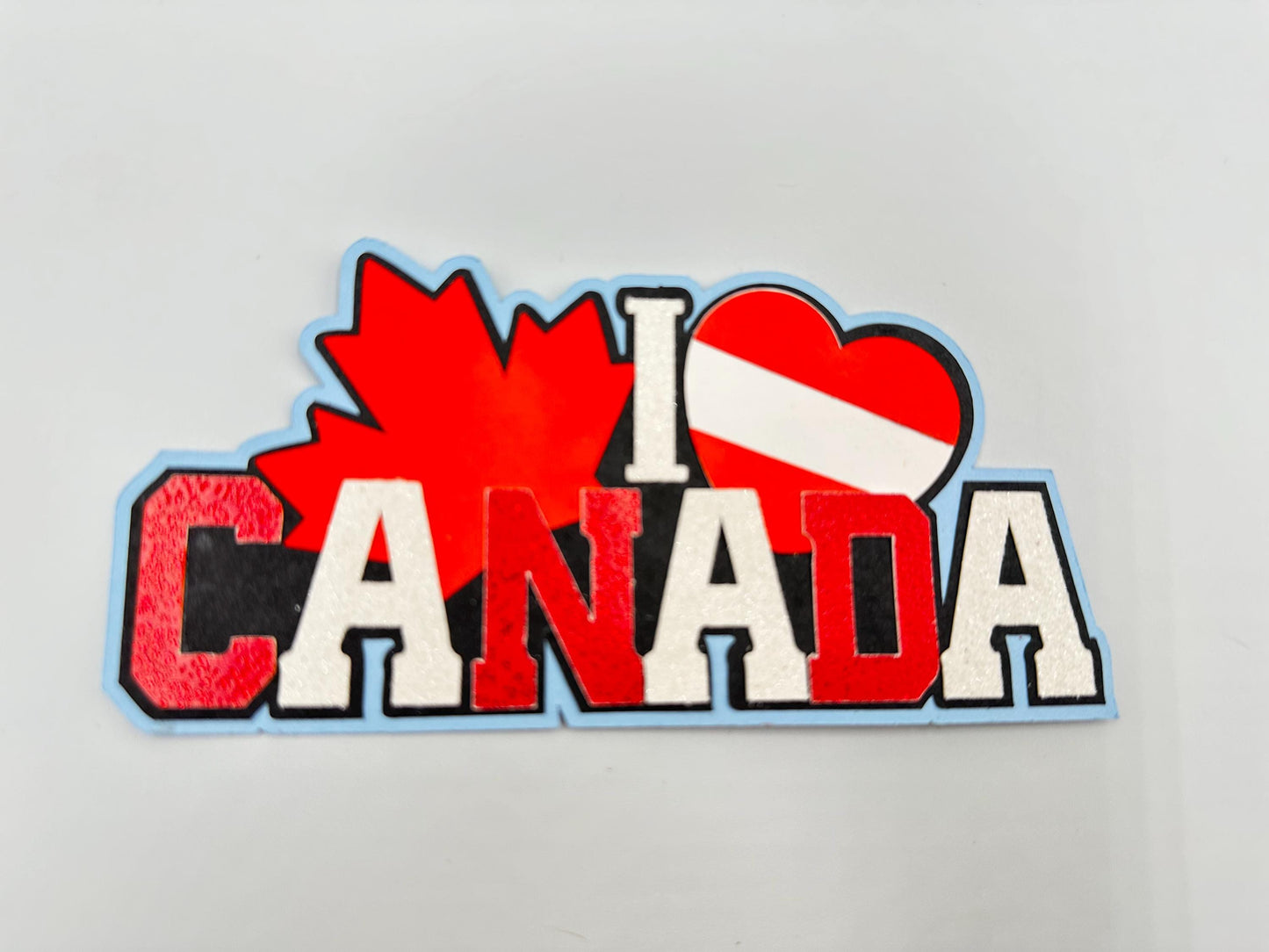 Canada scrapbook photo album embellishment decoration title paper piercing Handmade maple leaf Canadian