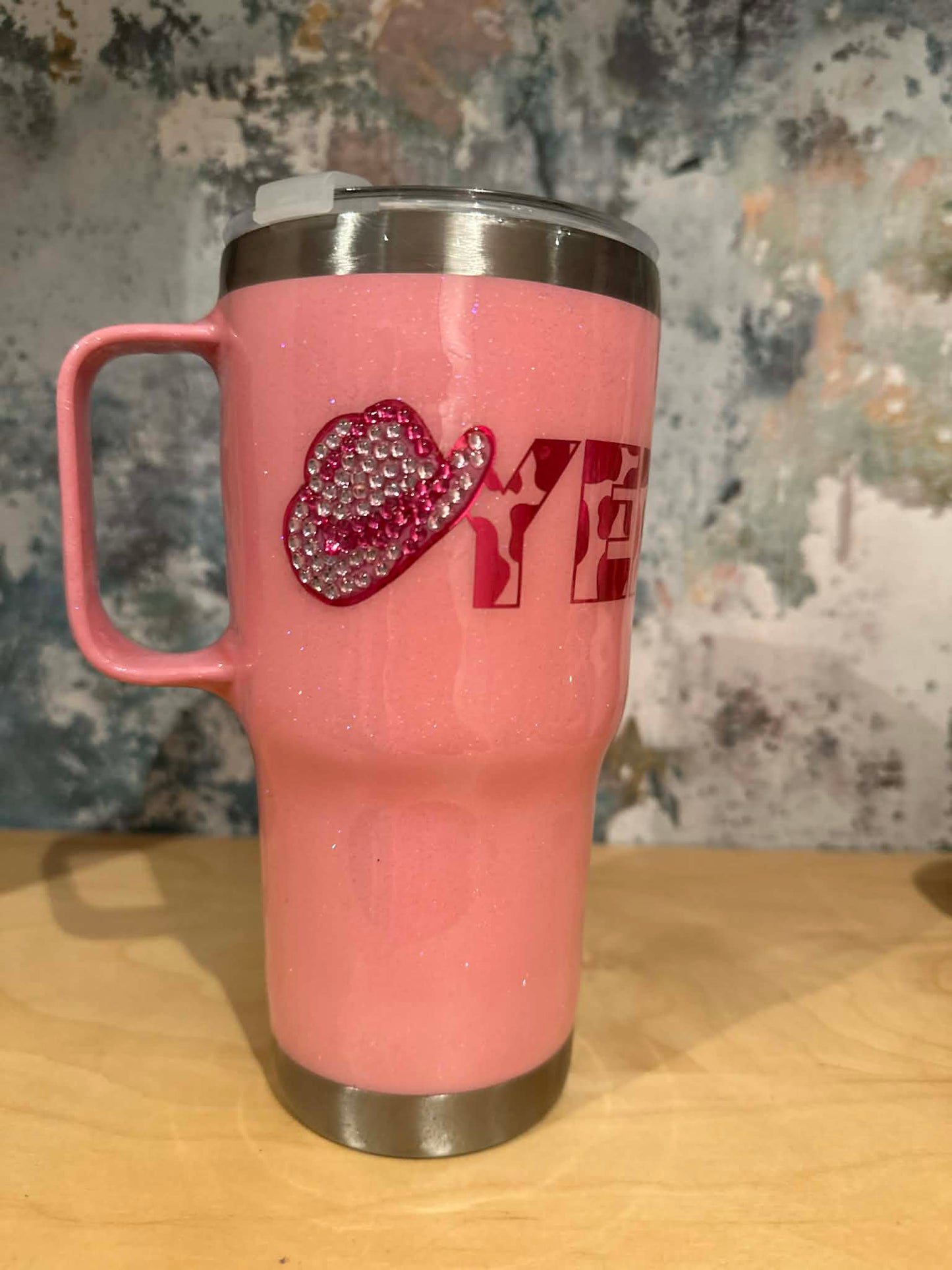 20oz tumbler - insulated personalised cowgirl