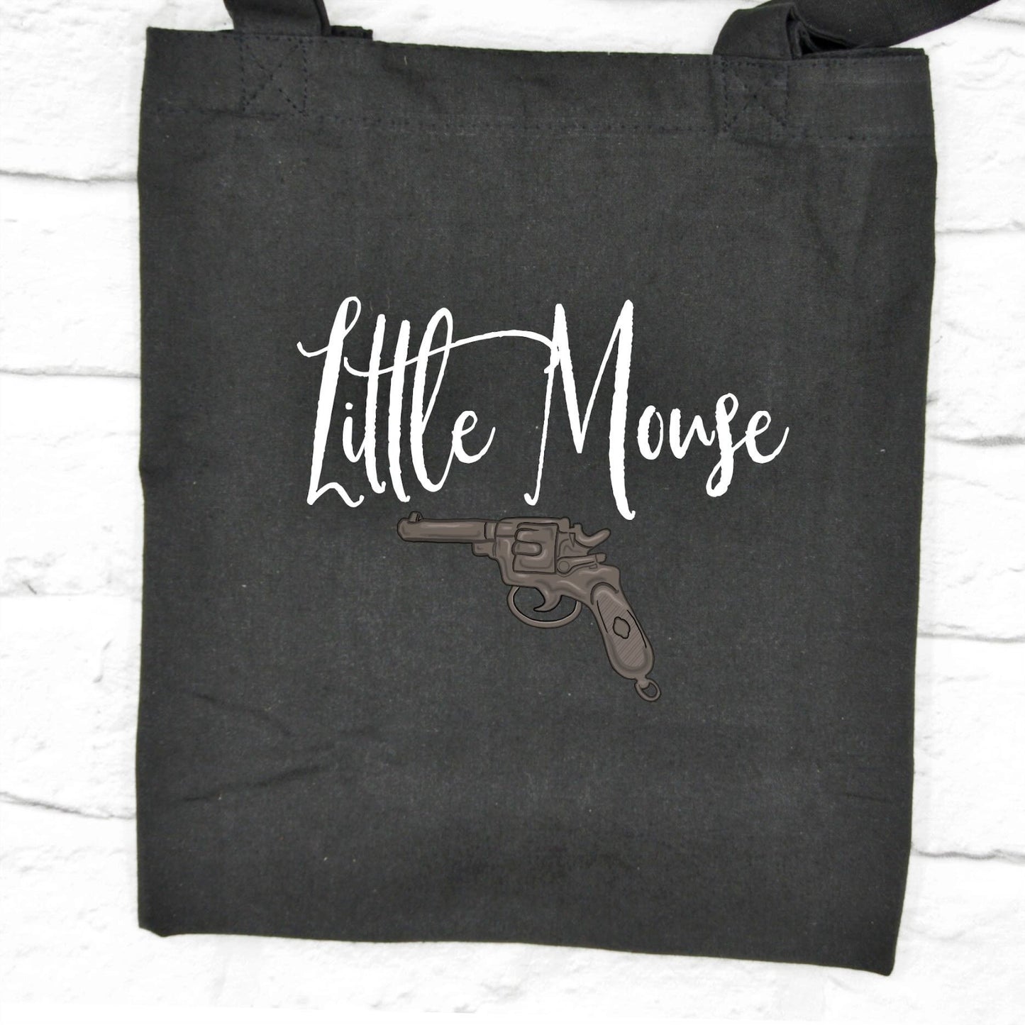 Dark Romance - Little Mouse - Pistol - Tote Bag - Book - Fiction